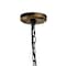 Cwi Lighting Nicole 1 Light Drum Shade Mini Pendant With Brushed Chocolate Finish 9807P9-1-116 - alternate 6